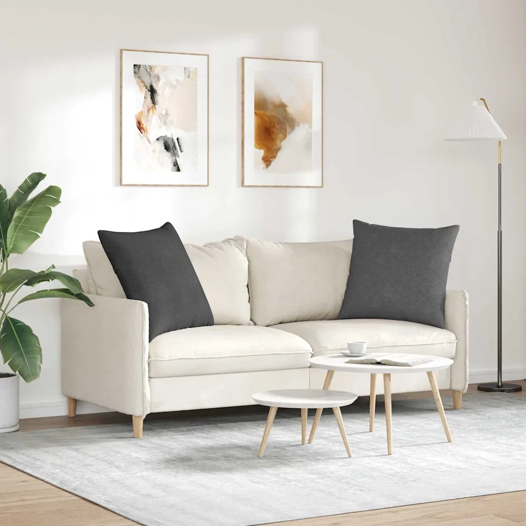 Cuscini da Divano 2 pcs Grigio scuro 60 x 60 cm 42014033