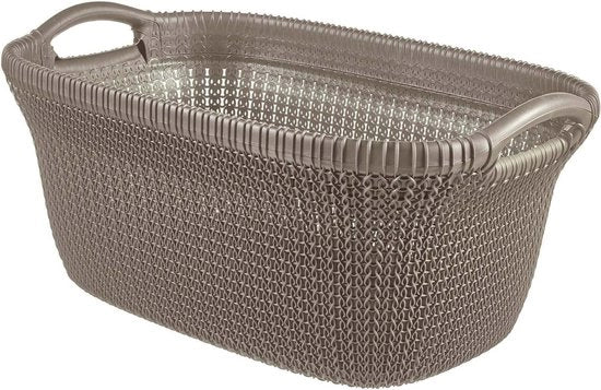 Cesto da Lavoro 40L con Disegno a Maglia Moderno