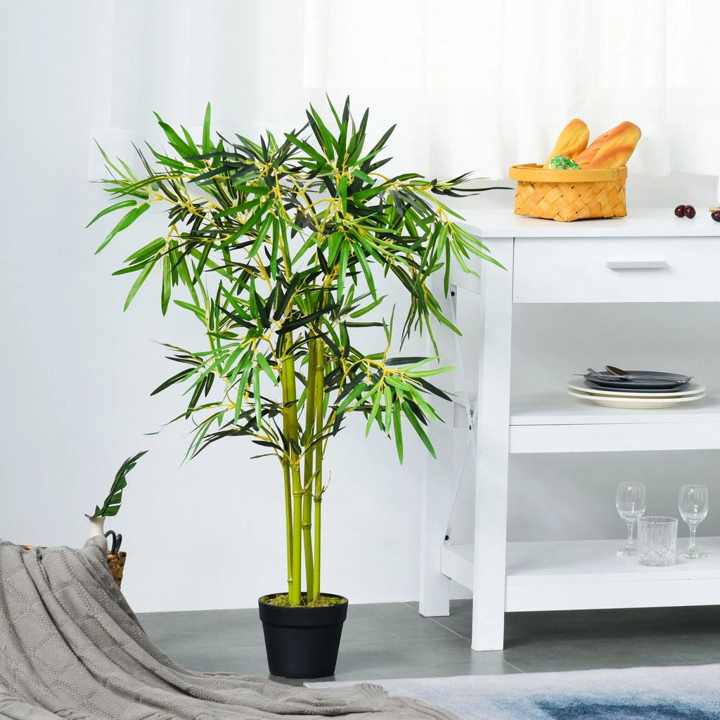 PIANTA DI BAMBÙ IN VASO ARTIFICIALE ALTEZZA 120CM