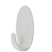 Trade Shop - Gancio Appendino Adesivo Da Parete Casa Cucina Bagno Attaccapanni Ovale 59675 -