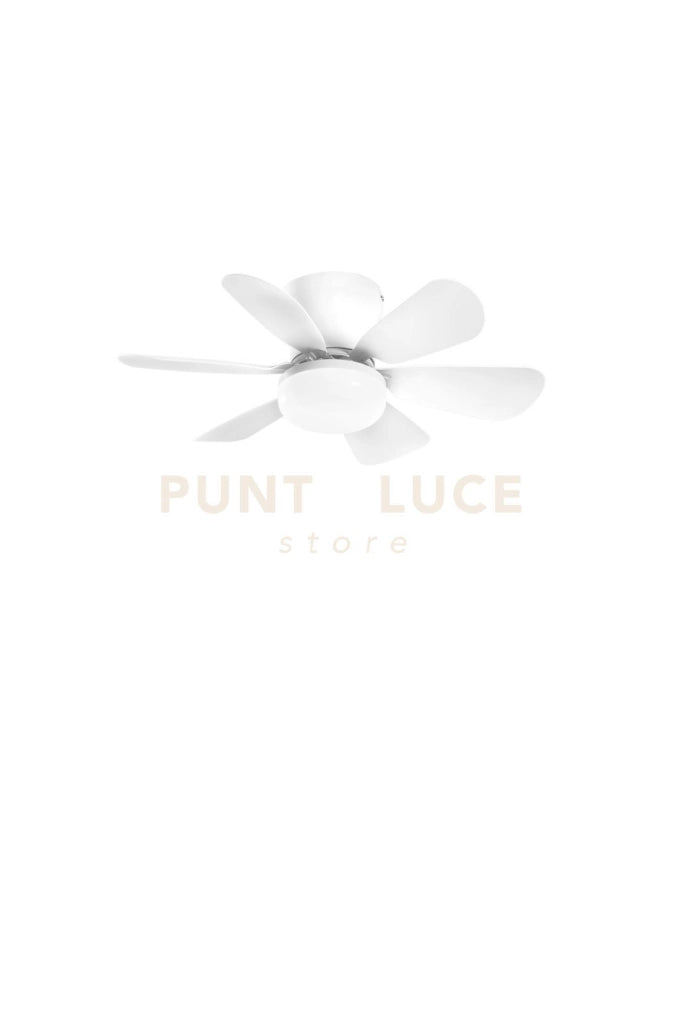 PLAFONIERA LED VENTILATORE WIND BIANCO 10W 1100LM CCT 3000K Luce calda,4000K Luce naturale,6500K Luce fredda DIMMERABILE CON TELECOMANDO IR 16X53CM