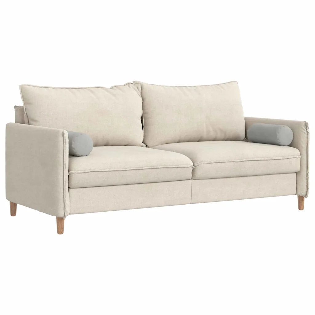 Cuscini a rullo 2 pcs Grigio chiaro Ø 15 x 40 cm 42014298