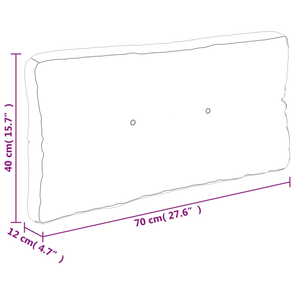 Cuscini per Pallet 2 pz Azzurro in Tessuto 360693