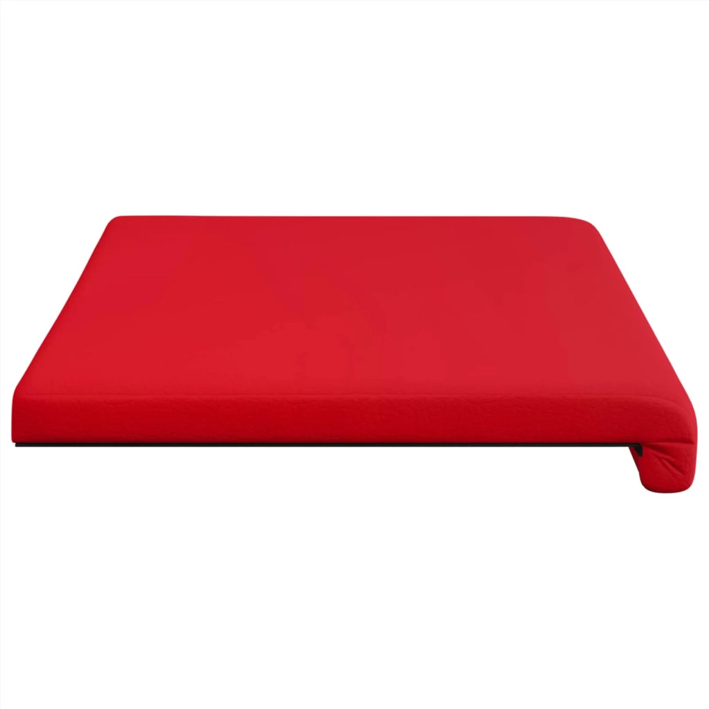 Cuscino per panchina Similpelle Rosso Profondità 35 cm 42043269