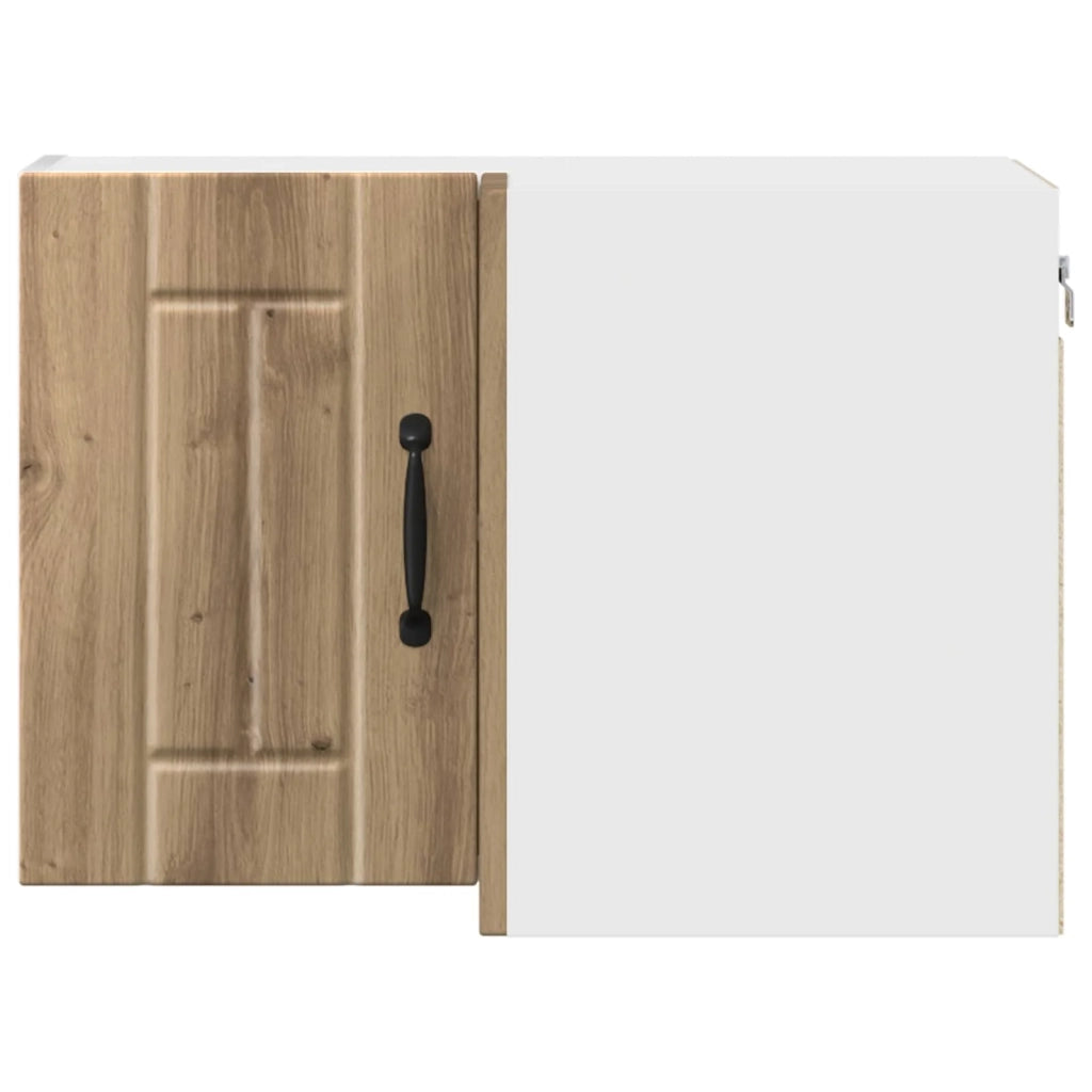 Mobile da cucina contemporaneo con pratico spazio contenitivo 57 x 57 x 40 cm finitura in rovere ingegnerizzato realizzato artigianalmente 02_0053983