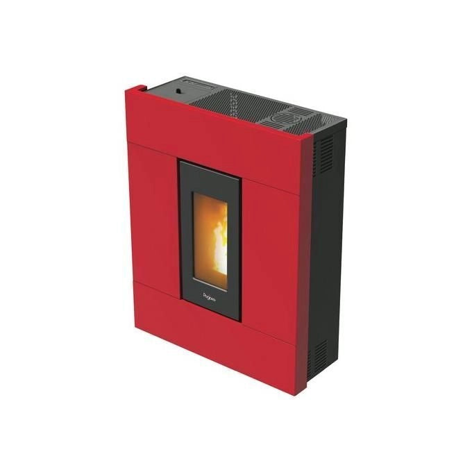 Pegaso TABLA Stufa a Pellet Rossa