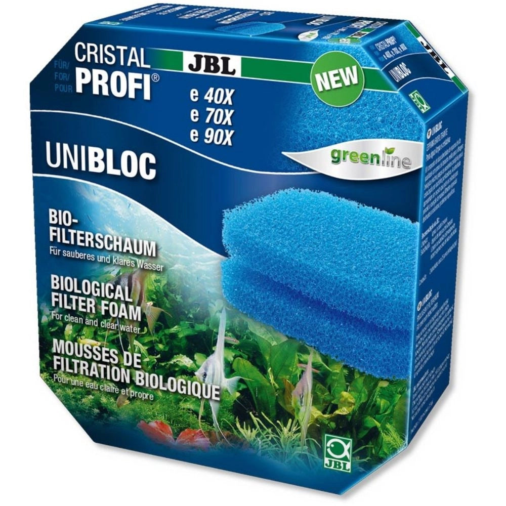 JBL CristalProfi UniBloc e4-7-900/1/2 – Ricambio Set Spugne per Filtri Esterni Serie e700/E900 - 2 spugne da 20 ppi