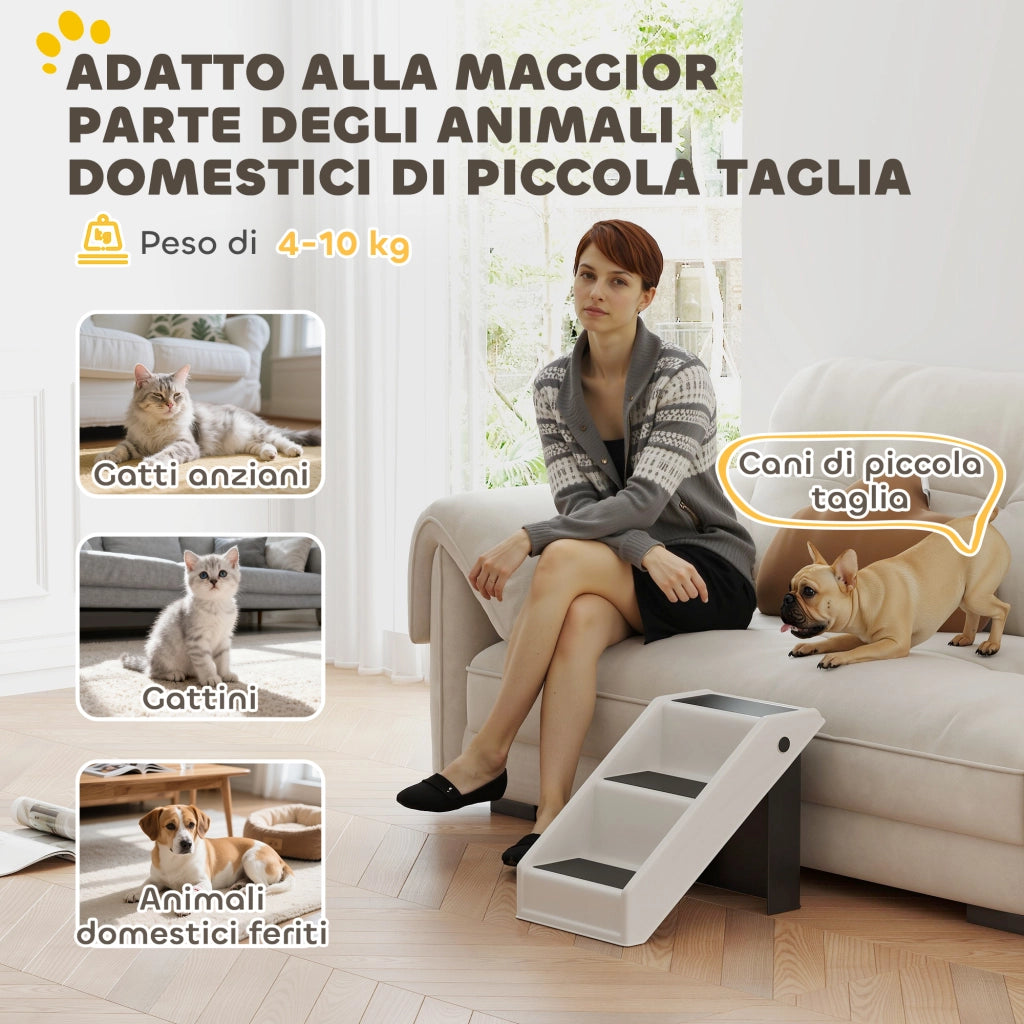 Scaletta per Cani e Gatti Pieghevole ¨C Minimal ¨C Crema