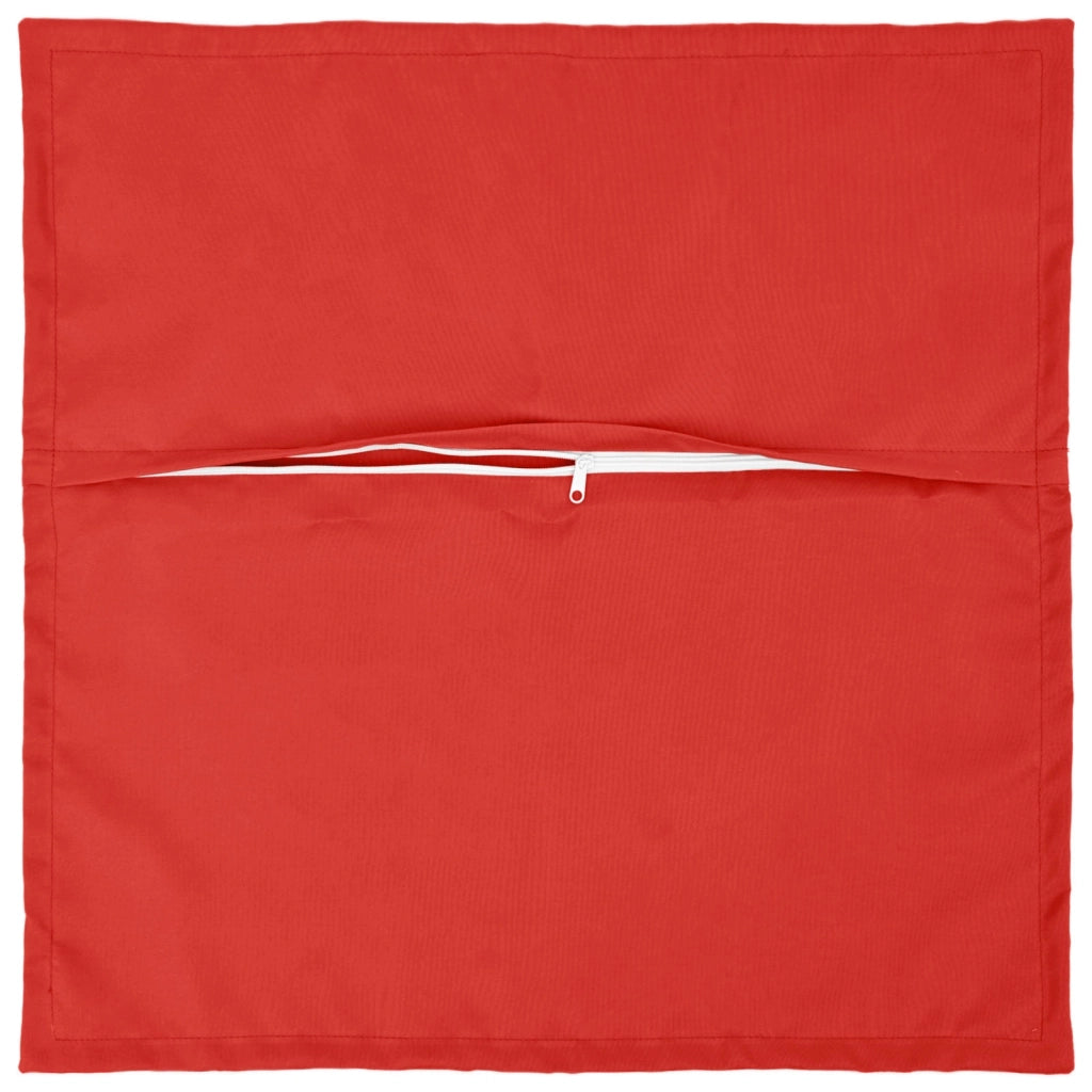 Federa 6 pcs HOUTEN Rosso 55 x 55 cm Poliestere 920512