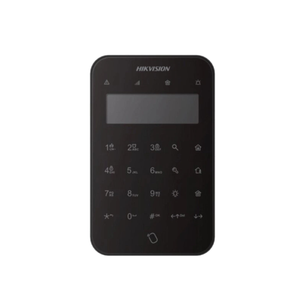 Hikvision Alarm Wireless LED Wireless LCD Keypad Black DS-PK1-LT-WE