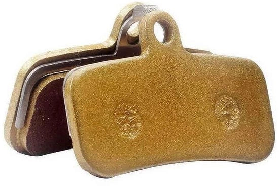 Freni motociclistici in acciaio dorato - 1 coppia - 39,5*24mm - 4 mm di spessore - Adatti per Be-e-Sur-Ron - Eccellenti prestazioni - Freni motociclistici