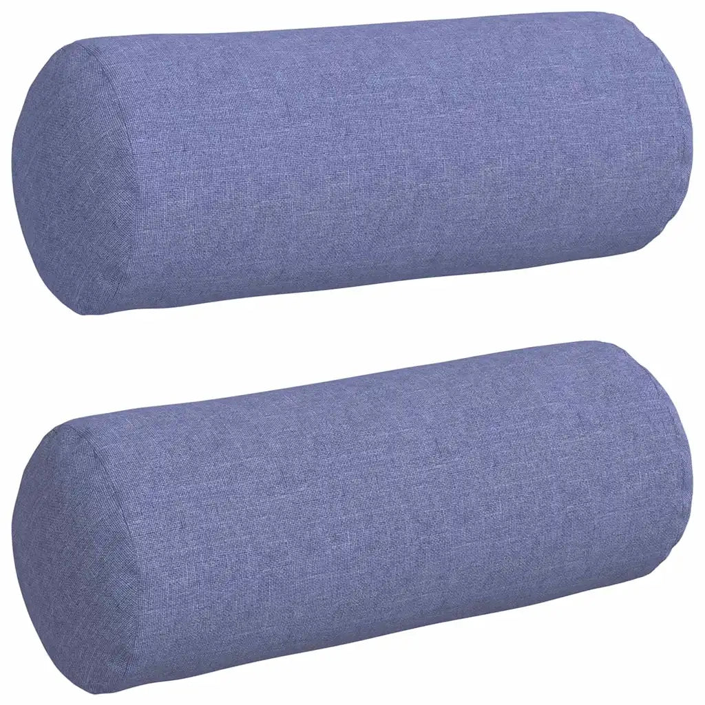 Cuscini a rullo 2 pcs Blu jeans Ø 15 x 40 cm Tessuto 42014282