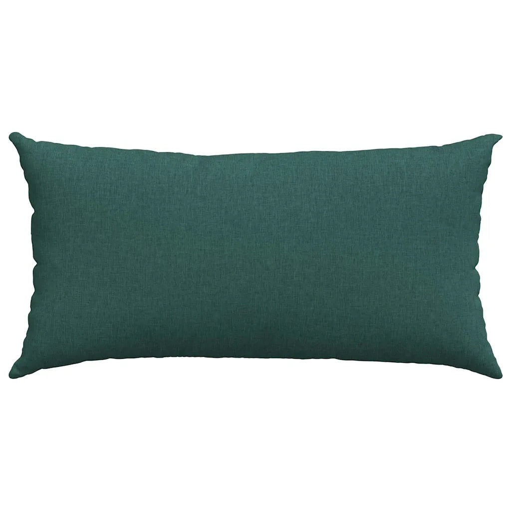 Cuscini da Divano 2 pcs Verde Scuro 80 x 40 cm Tessuto 42013701
