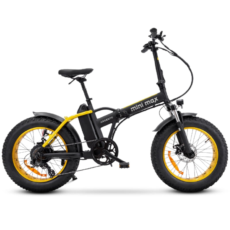 ARGENTO MINIMAX GOLD (AR-BI-250005) - E-BIKE FAT 20" - ALLUMINIO - MOTORE BAFANG 250W 36V 10.4AH