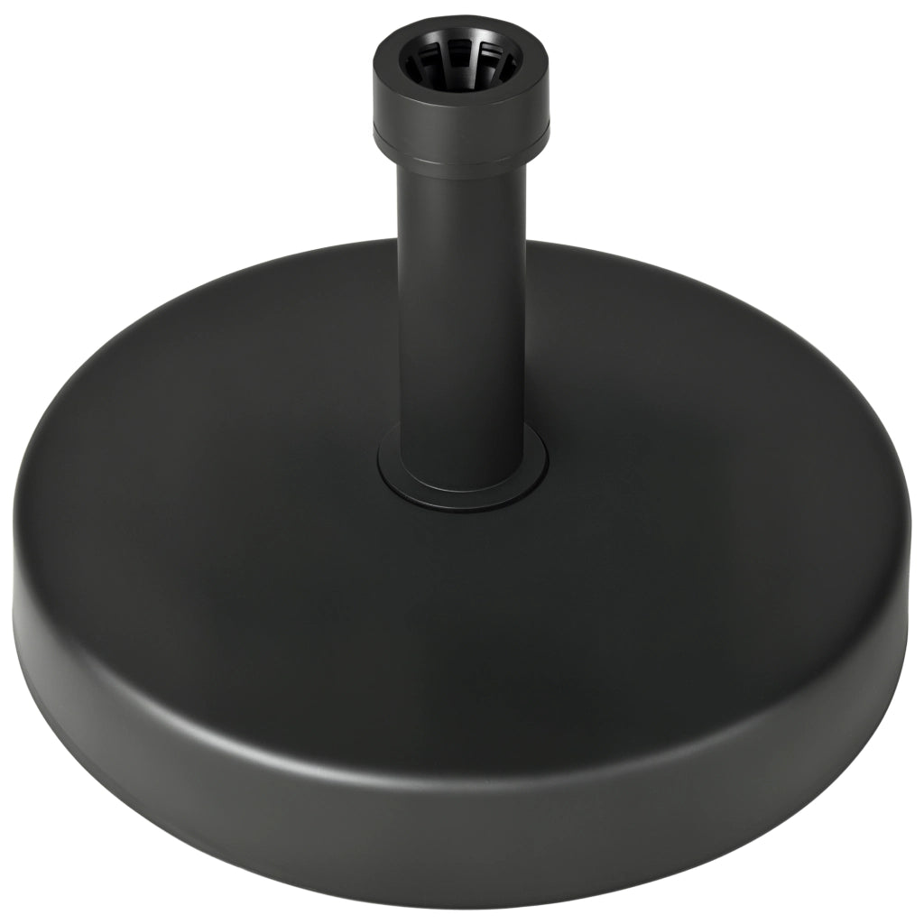Base per Ombrellone in Plastica PP ¨C Minimal ¨C Nero ?45x33 cm