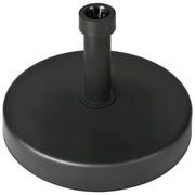 Base per Ombrellone in Plastica PP ¨C Minimal ¨C Nero ?45x33 cm