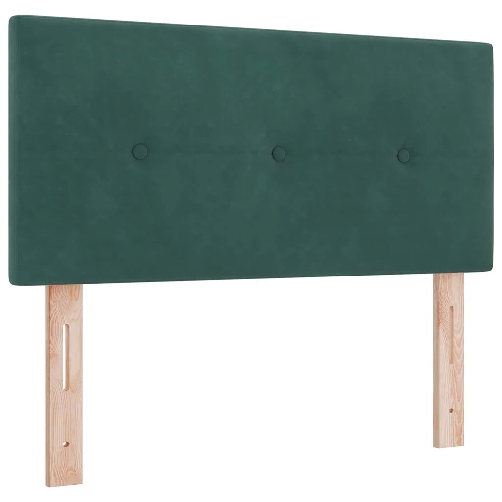 Testiera Verde Scuro 90 cm Velluto 42007134
