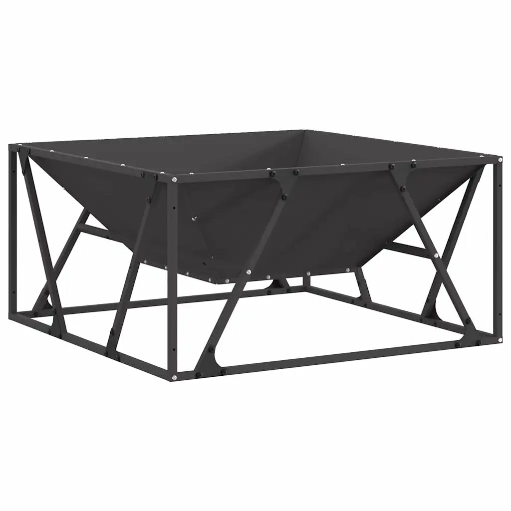 Focolare Nero 80 x 80 x 40 cm Acciaio 858994