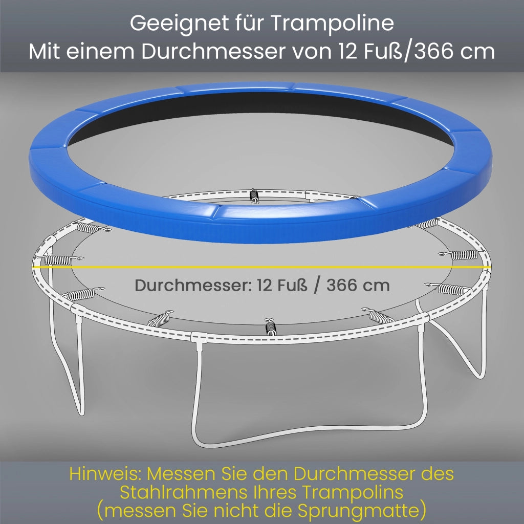 Copriraccordo per Trampolino ¨C Minimal ¨C Blu, ?366 cm