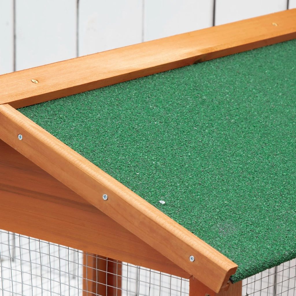 Gabbia per Uccelli in Legno da Esterno ¨C Minimal ¨C Arancione 165cm