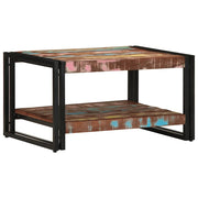 Tavolino salotto | Tavolino da caff¨¨ | Tavolino da Soggiorno Multicolore 70x50x38cm Legno Massello Recupero
