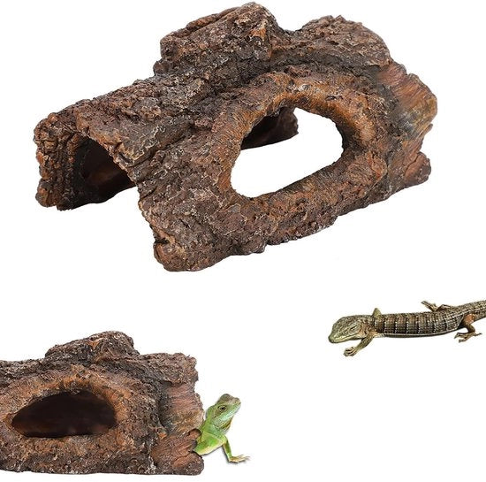 Decorazione per Terrario con Sabbia di Sperone di Cavallo - Decorazione per Anfibi - Decorazione per Rettili - Nascosta Scena di Grotta - Decorazione Scorpione e Hagedis
