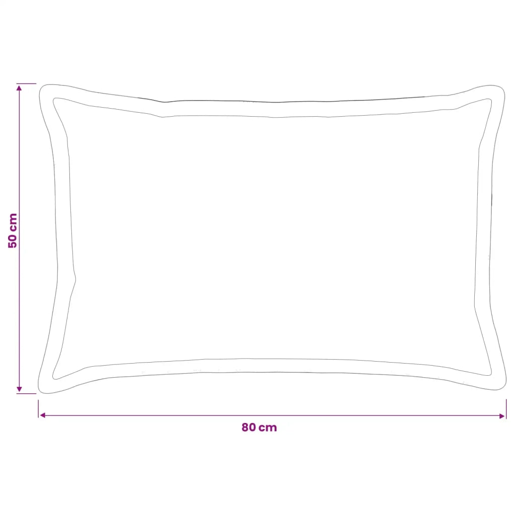Federa 6 pcs HOUTEN Bianco 50 x 80 cm 920292