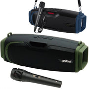Trade Shop - Cassa Wireless Bluetooth Portatile Sistema Karaoke Con Microfono Cablato Q-yx600 -