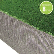 ERBA SINTETICA SEMPREVERDE 8 MM ROTOLO 1X5 METRI VERDELOOK PRATO ARTIFICIALE