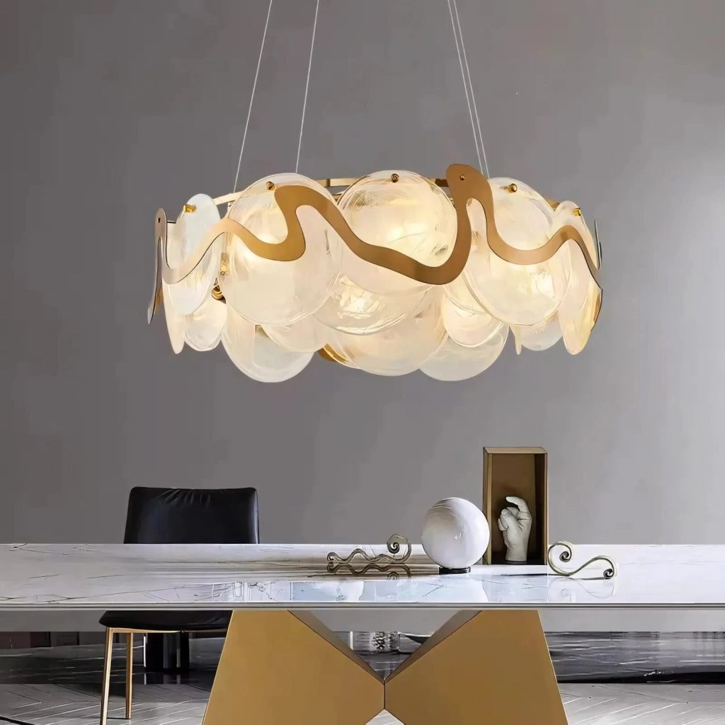 Lampada Da Soffitto APP1544-8CP Brush Gold