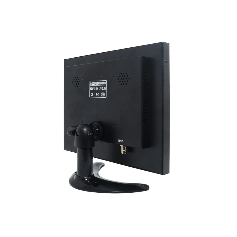 Trade Shop - Tv Televisore Monitor Digitale 10.1 Tft Videosorveglianza Cctv Av Vga Bnc Hdmi -