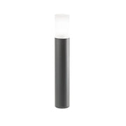 Paletto Esterno Contemporaneo Alluminio Antracite 1 Luce E27 Ip54 H60