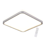 LÚZETE - PLAFÓN LED 78W PW LED REGULABLE BLANCO PLATA CUADRADO TELLUS
