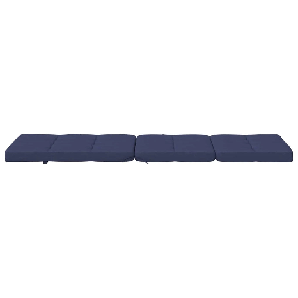 Cuscino da Esterno 2 pcs Blu navy 180 x 55 x 7 cm Tessuto 379391