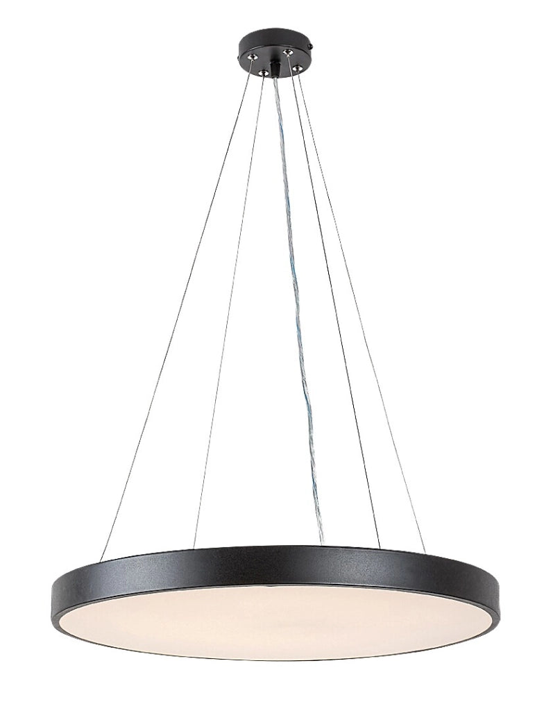 Lampada a sospensione LED 36W nera Ø40 Rabalux Tesia