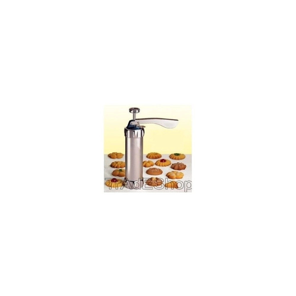 Trade Shop - Macchina Siringa Per Biscotti Dolci Fatti In Casa Cucina Cake Design + Formine -