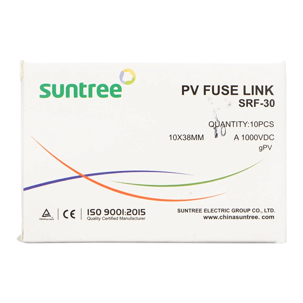 Fusibile cilindrico SRF-32 per sistemi solari gPV, 10A, 1000V Suntree