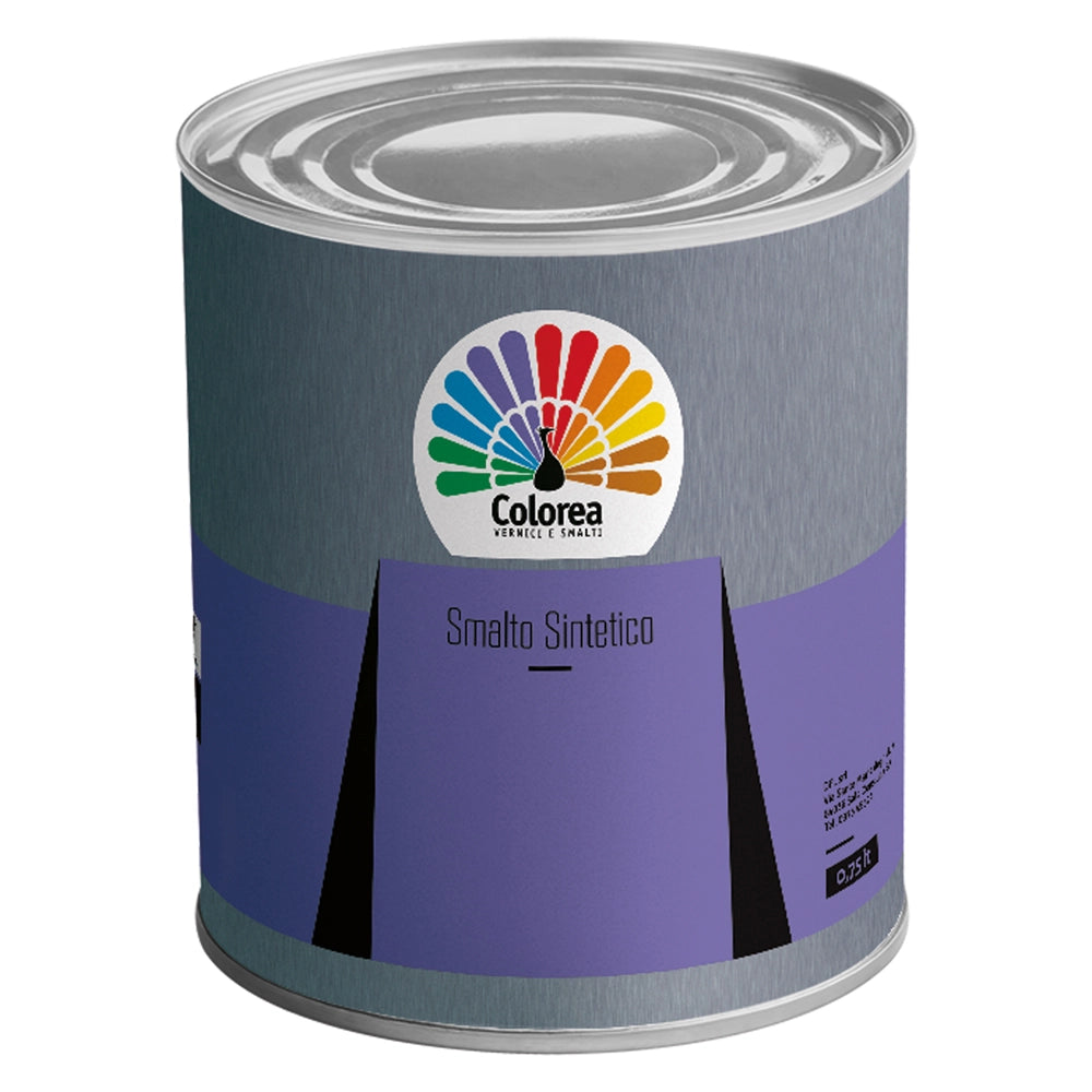 SMALTO SINTETICO 'COLOREA' Lt. 0,750 Bianco opaco- 6 pezzi  - COLOREA