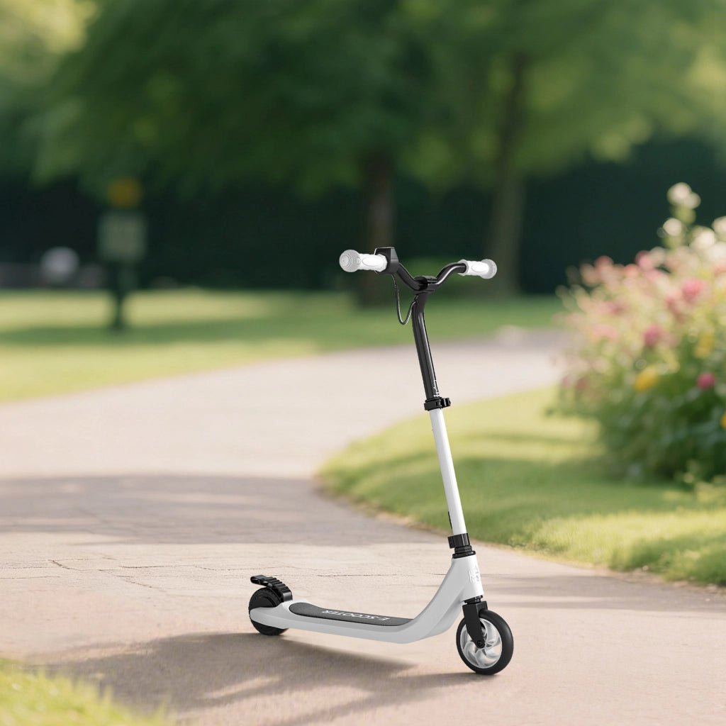 Monopattino Elettrico ¨C Xylo ¨C 6 km autonomia, telaio acciaio, nero+bianco, 76x53x95cm