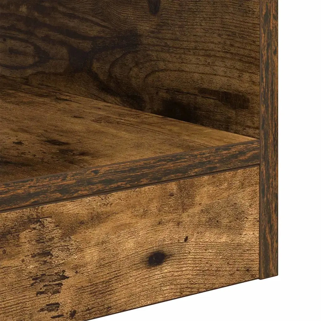 Tavolino 2 pcs Rovere fumé 30,5 x 30 x 45 cm Legno multistrato 890905