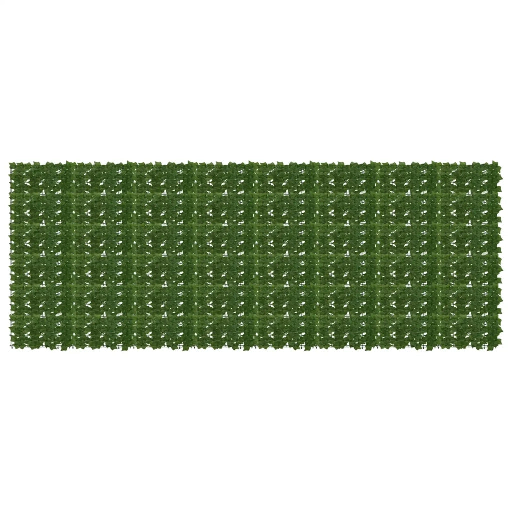 Paravento da Balcone | Schermo per balcone con foglie Verde 400 x 150 cm