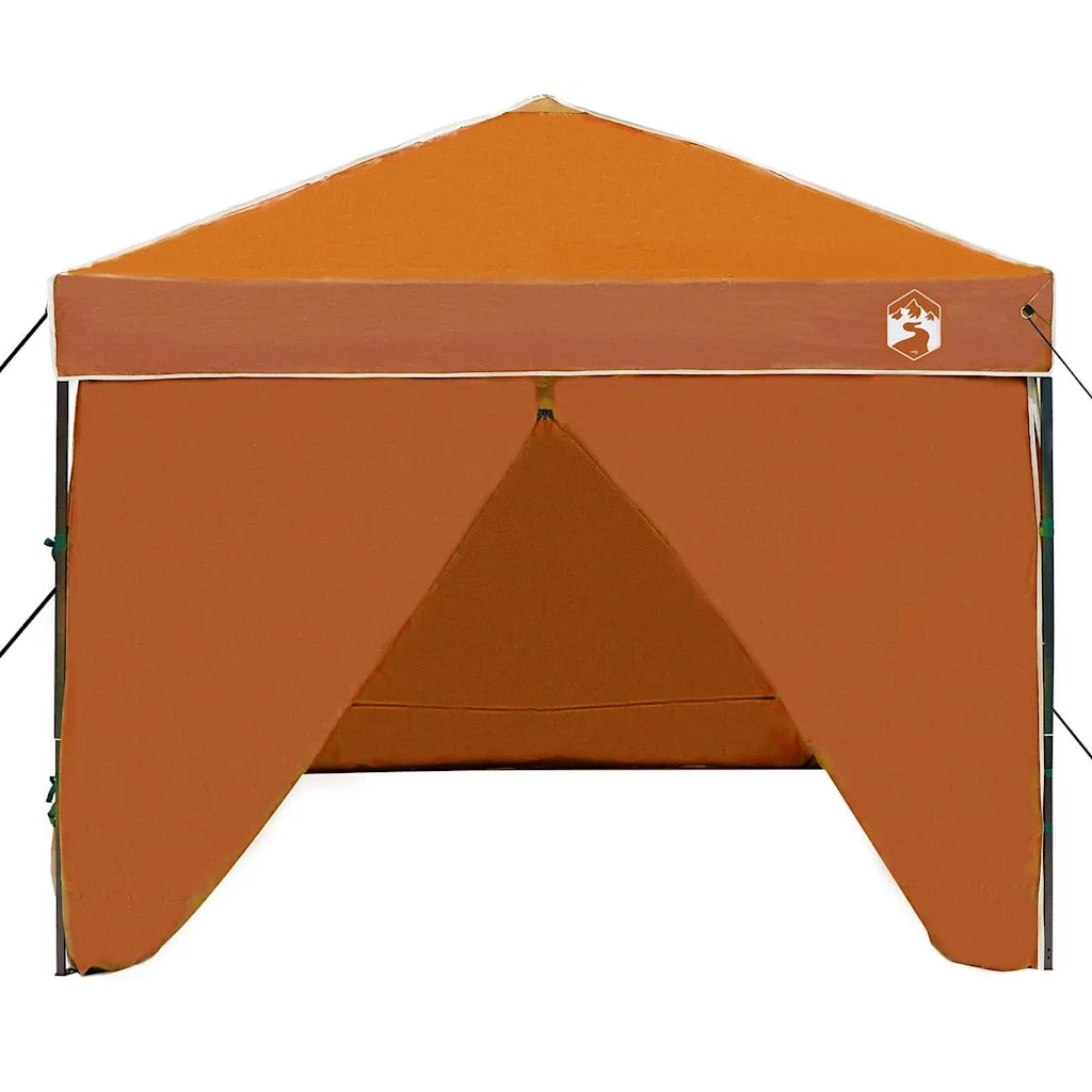 Tenda Gazebo Arancione 243 x 243 x 251 cm Tessuto 42007382