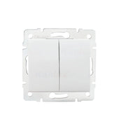 Kanlux LOGI Deviatore doppio da incasso bianco 25073