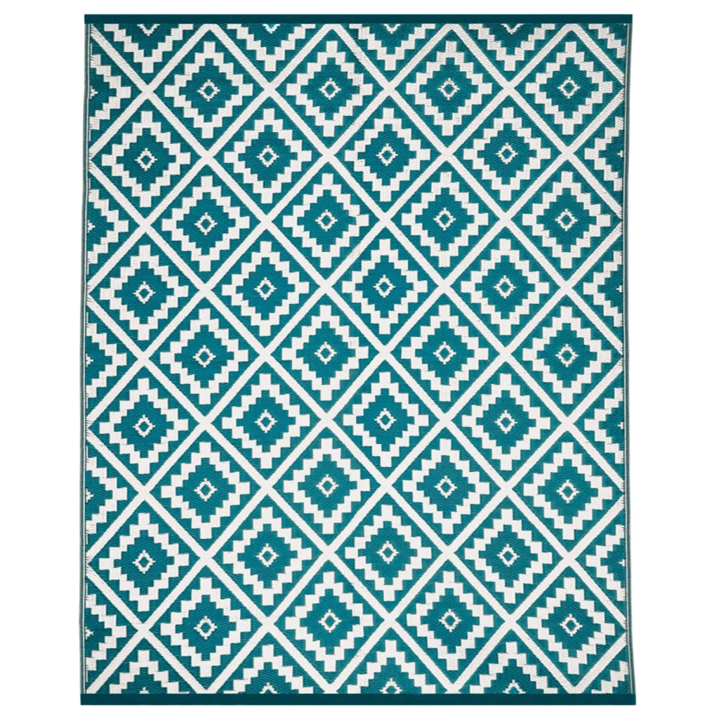 IDMarket - Tappeto per esterni BAHAMAS blu anatra 180 x 280 CM