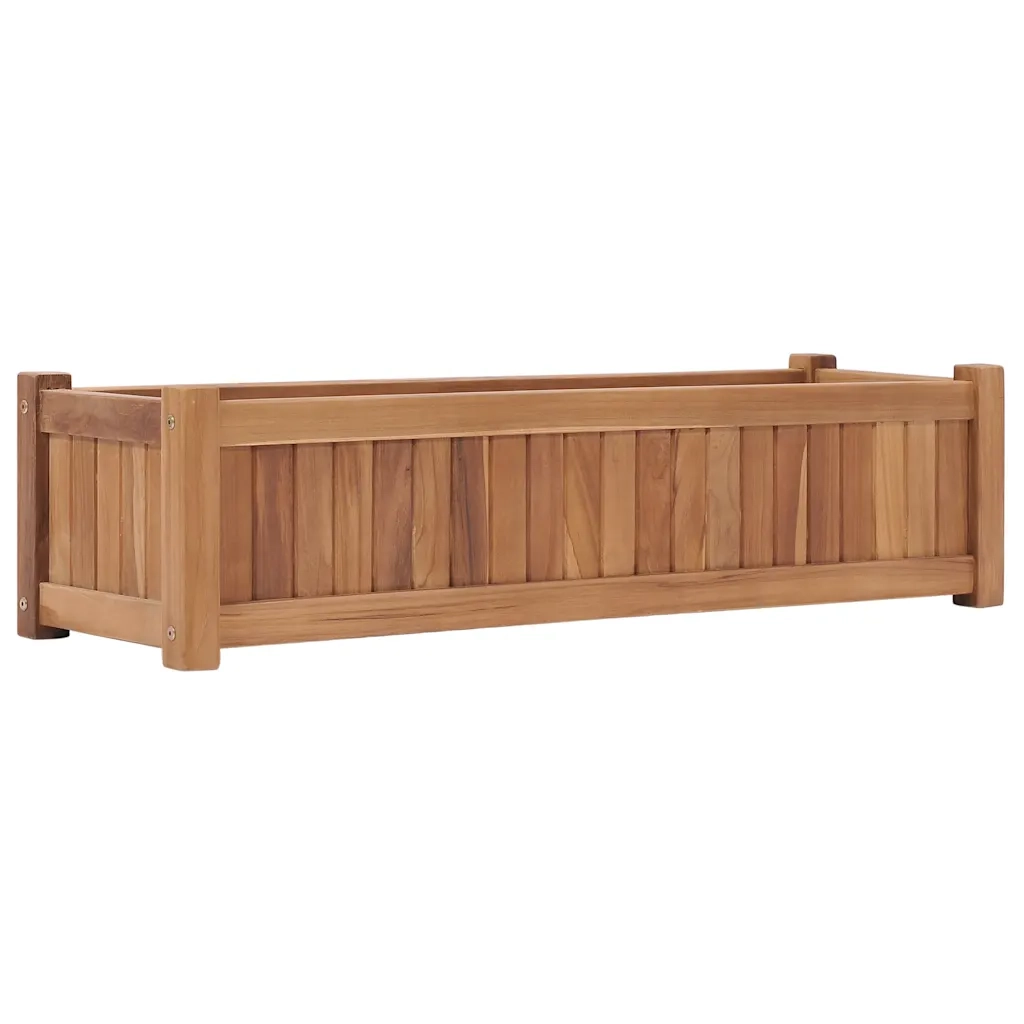 Letto Rialzato da Giardino 100x30x25 cm in Massello di Acacia 48968