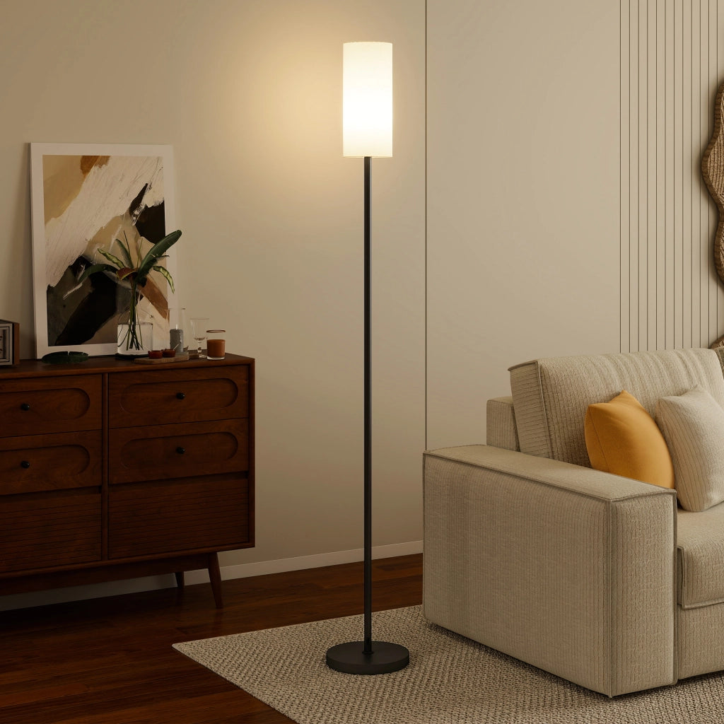 Lampada da terra ¨C Minimal ¨C bianco