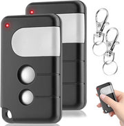 Universale 2 pezzi telecomando per cancello garage - 43392 MHz - Compatibile con diversi marchi - Telecomando a distanza per Chamberlain LiftMaster - Installazione facile - Funzionamento affidabile