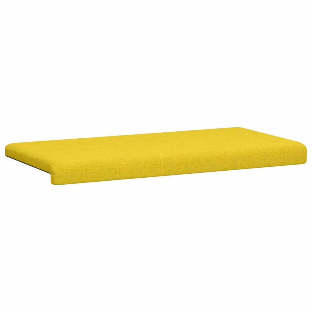 Cuscino per panchina Tessuto Giallo Chiaro Profondità 35 cm 42043248