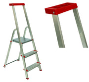 SCALA DOMESTICA IN ALLUMINIO 3 GRADINI - STEP UP 131 -
