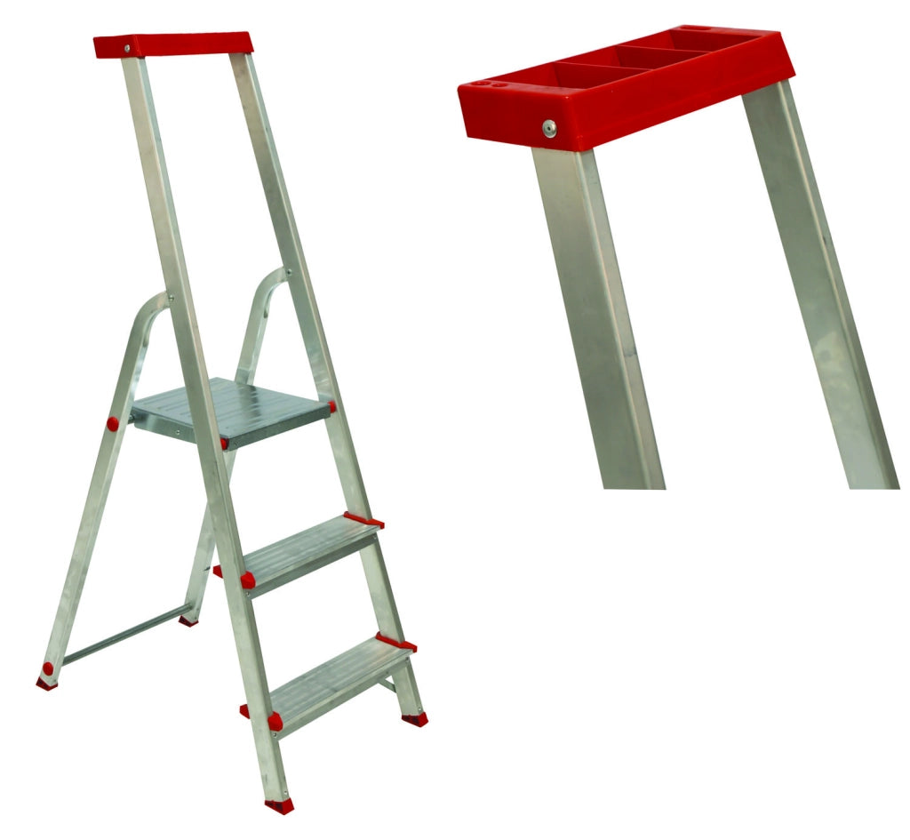 SCALA DOMESTICA IN ALLUMINIO 3 GRADINI - STEP UP 131 -